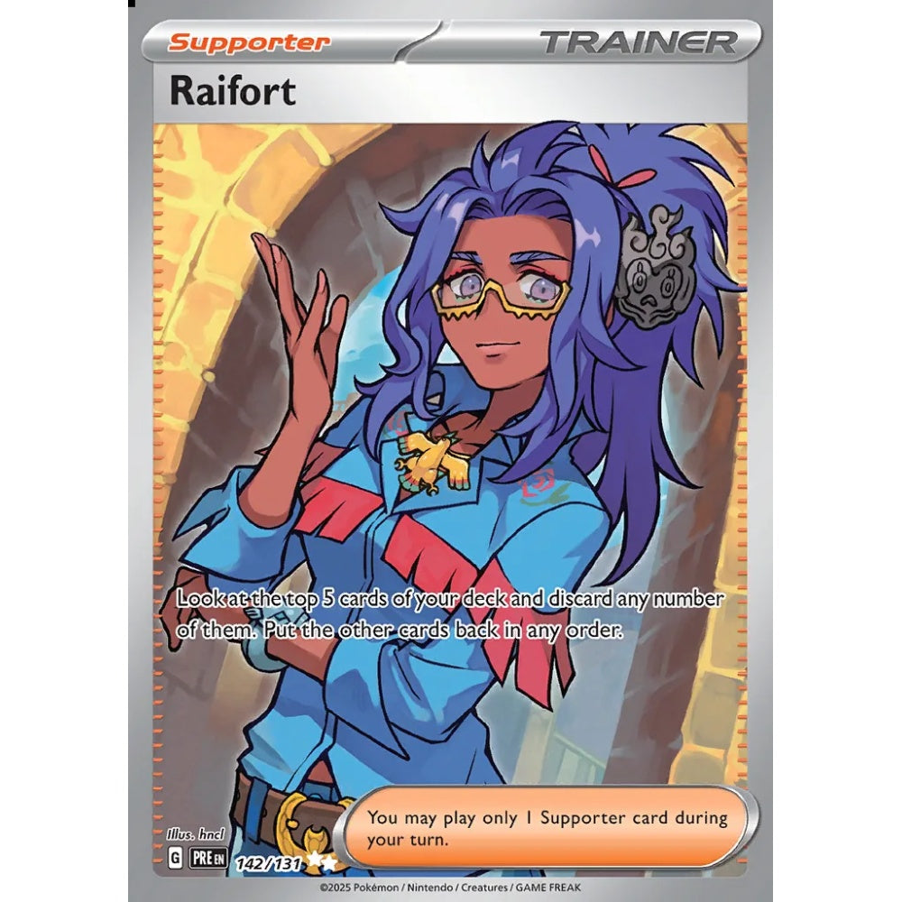 Raifort Ultra Rare 142/131 Pokemon Card Game Prismatic Evolutions