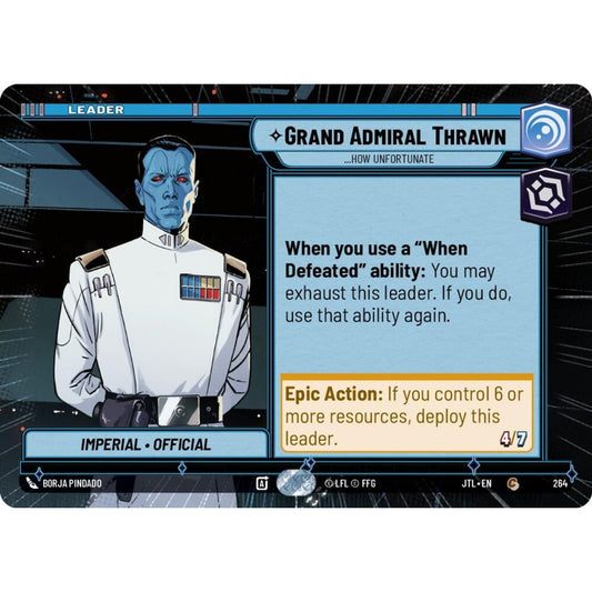 Grand Admiral Thrawn, C, JTL 264) Hyperspace, Star Wars Unlimited