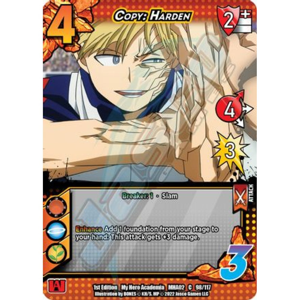 Copy: Harden, 98/117, C, UniVersus, MHA02 Crimson Rampage