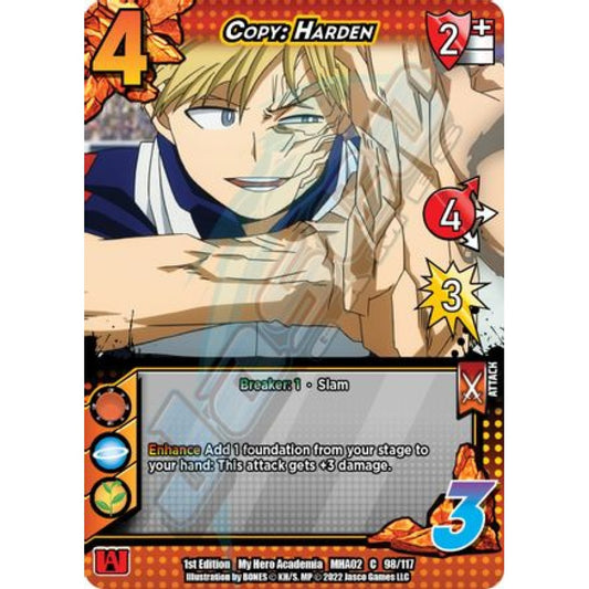Copy: Harden, 98/117, C, UniVersus, MHA02 Crimson Rampage