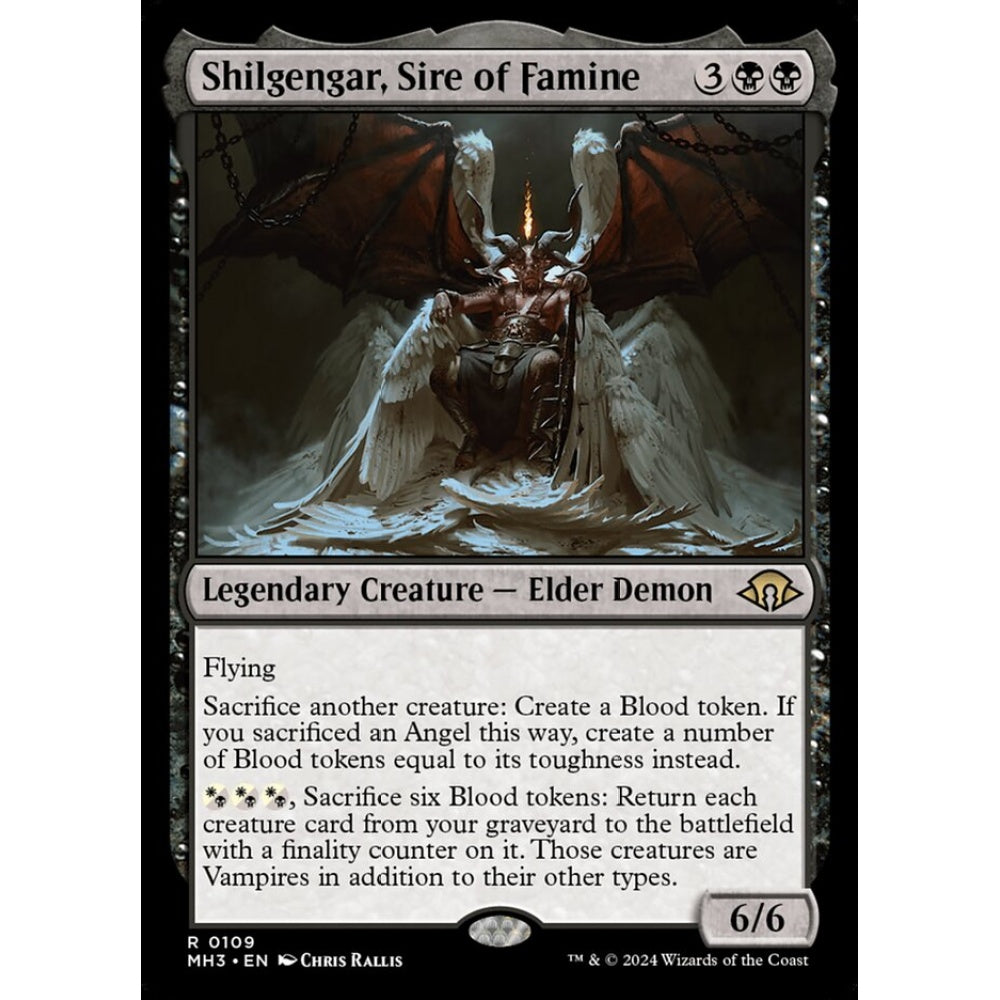 Shilgengar, Sire of Famine, 109, rare, Magic: The Gathering, Modern Horizons 3