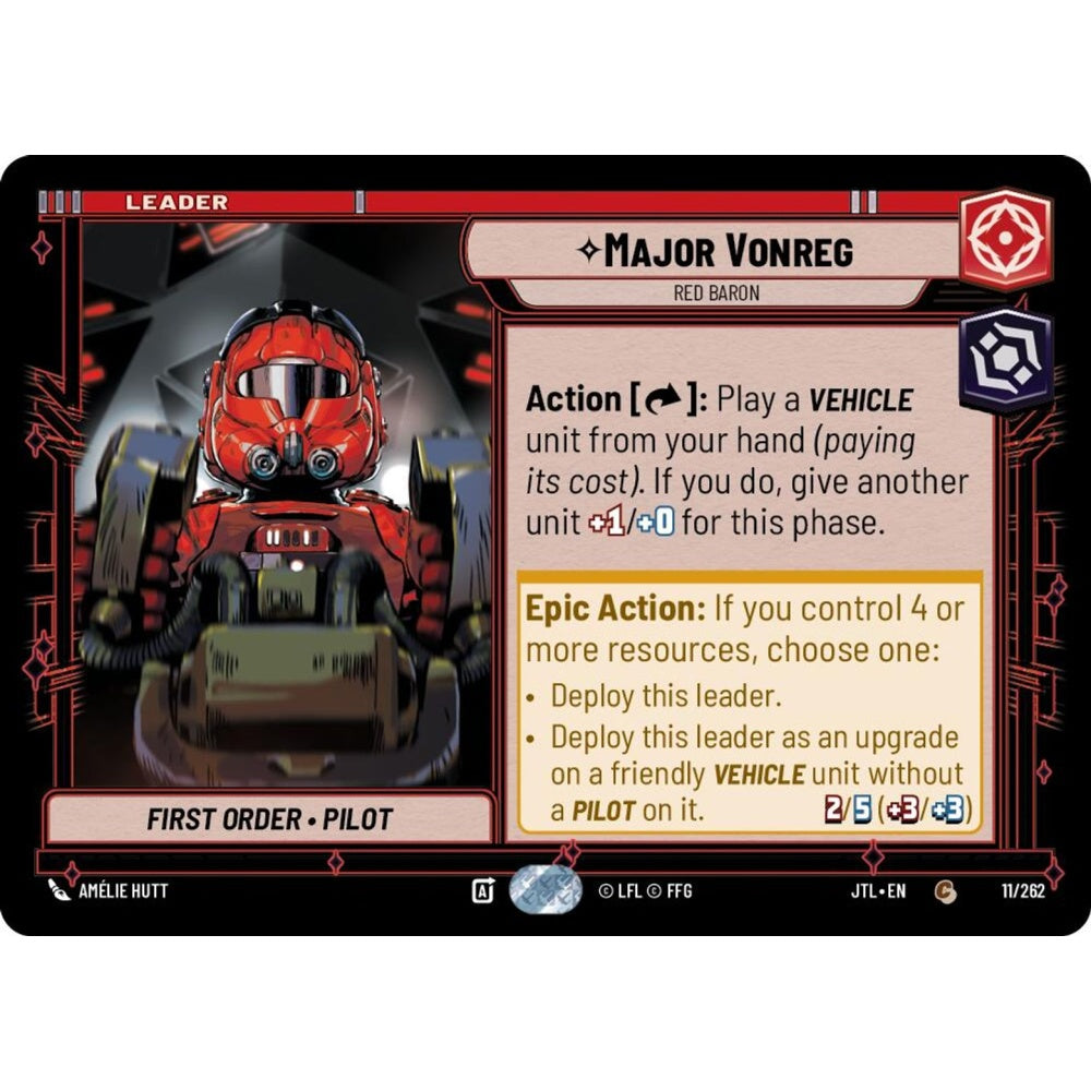 Major Vonreg, C, JTL 011), Star Wars Unlimited