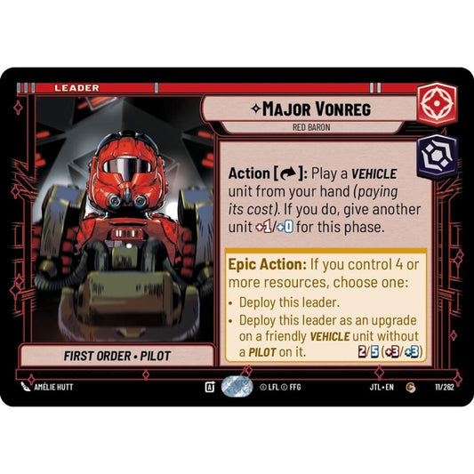 Major Vonreg, C, JTL 011), Star Wars Unlimited