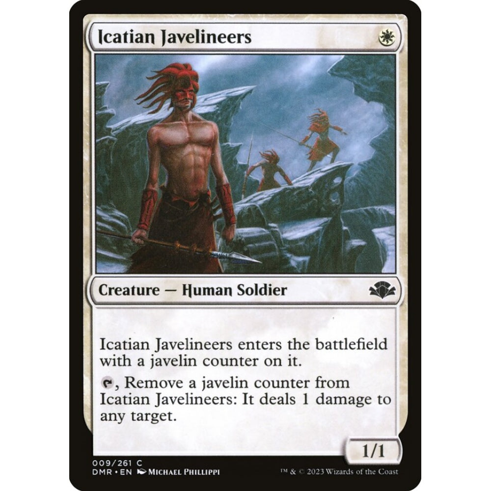 Icatian Javelineers common 9 Magic the Gathering Dominaria Remastered