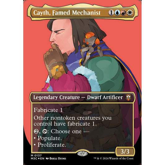 Cayth, Famed Mechanist, 137, mythic, Magic: The Gathering, Modern Horizons 3