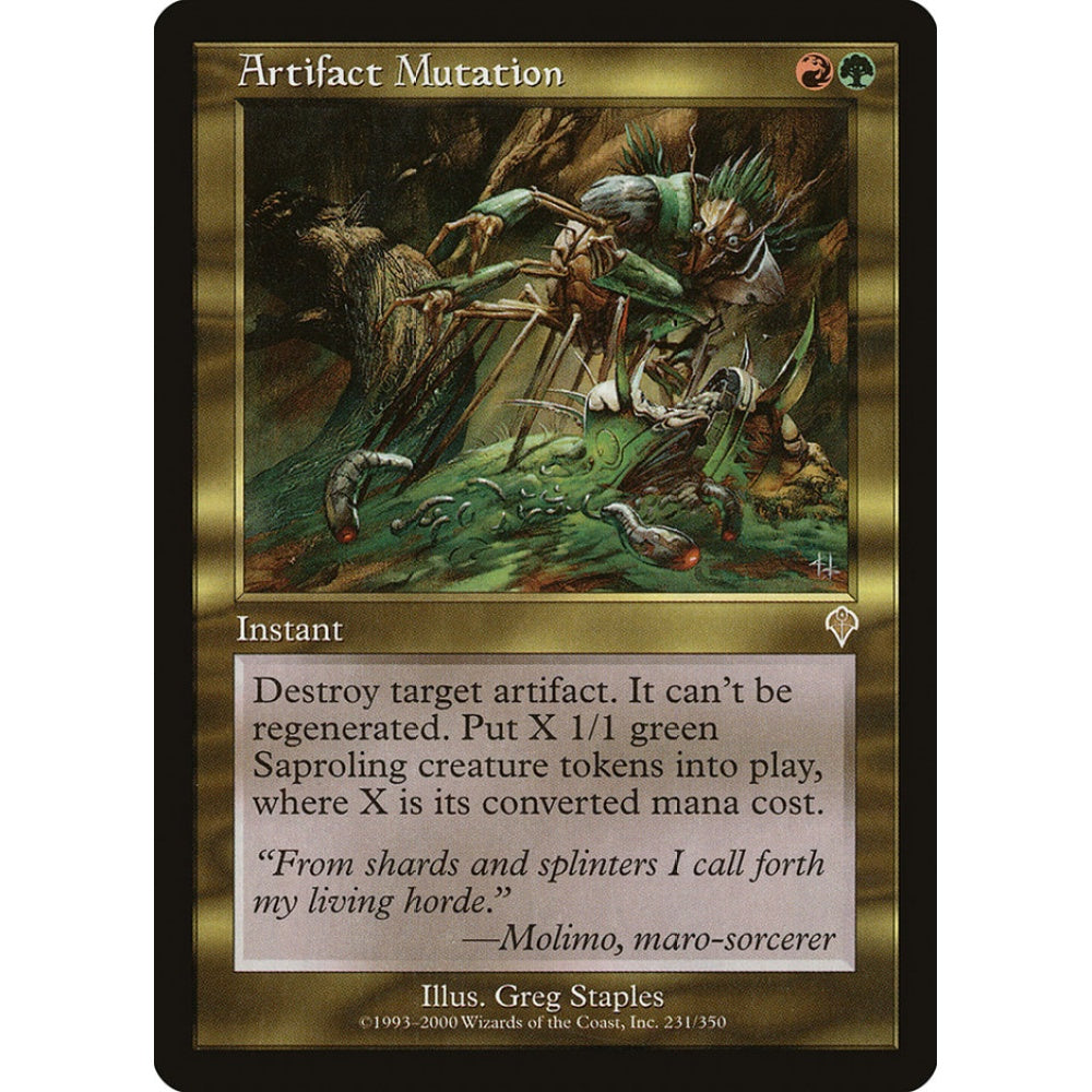 Artifact Mutation rare 231 Magic the Gathering Invasion