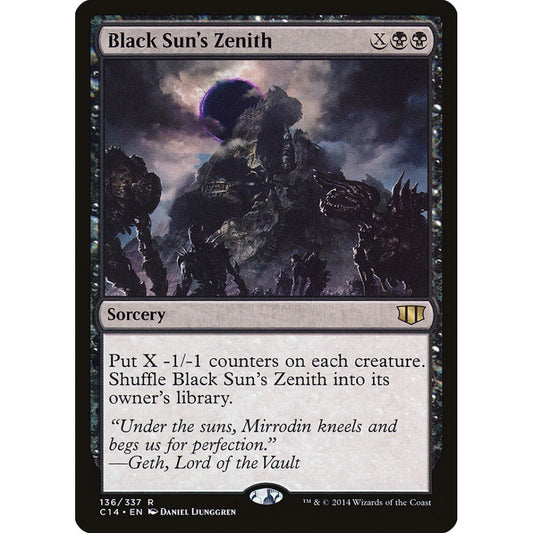 Black Sun's Zenith rare 136 Magic the Gathering Commander 2014