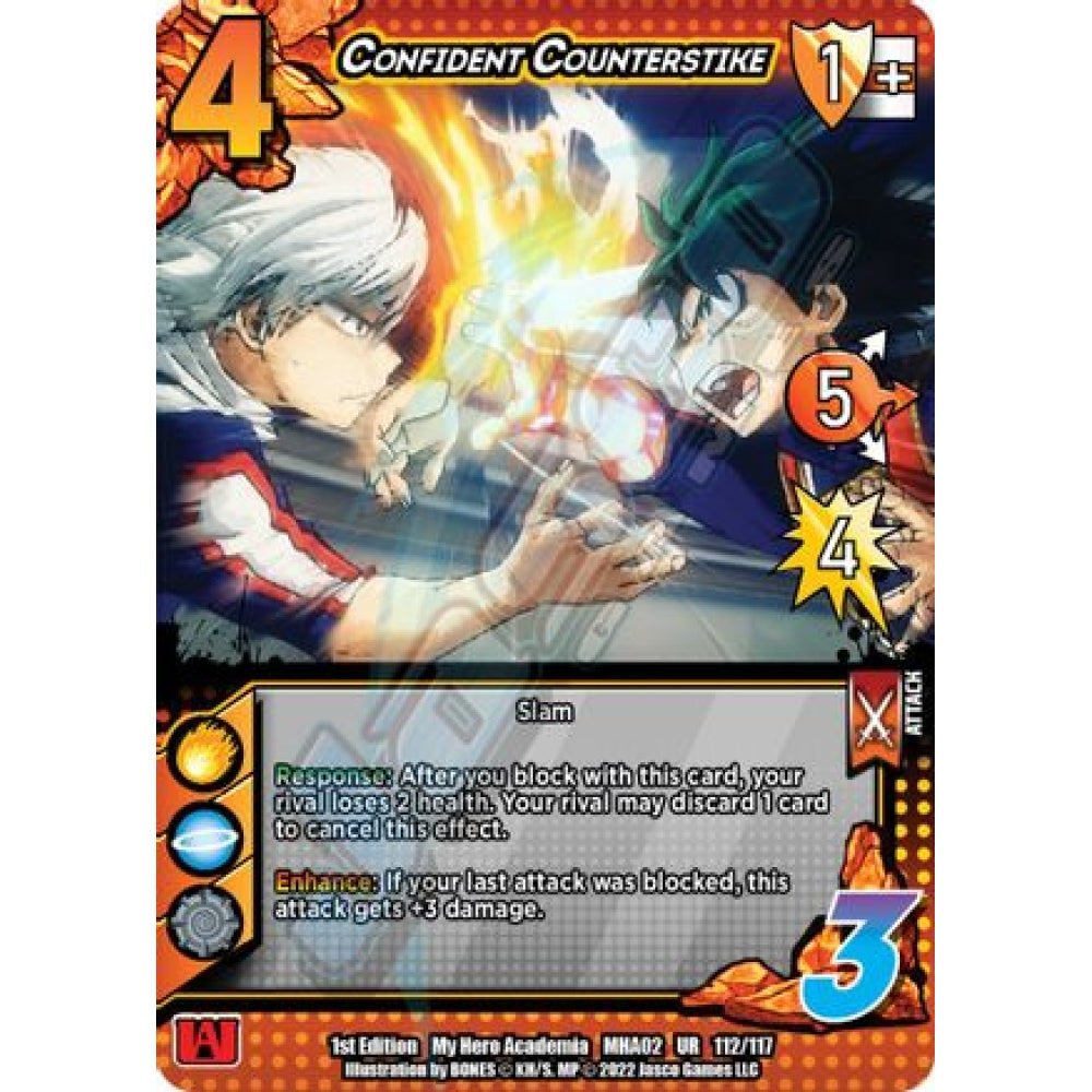Confident Counterstrike, 112/117, UR, UniVersus, MHA02 Crimson Rampage