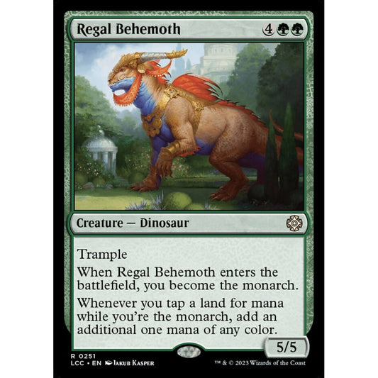 Regal Behemoth, rare, 251, Magic the Gathering, The Lost Caverns of Ixalan Commander