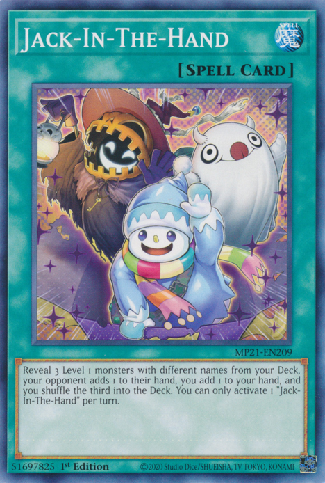 Jack-In-The-Hand JUSH-EN054 Rare Rare Yu-Gi-Oh Justice Hunters in Art