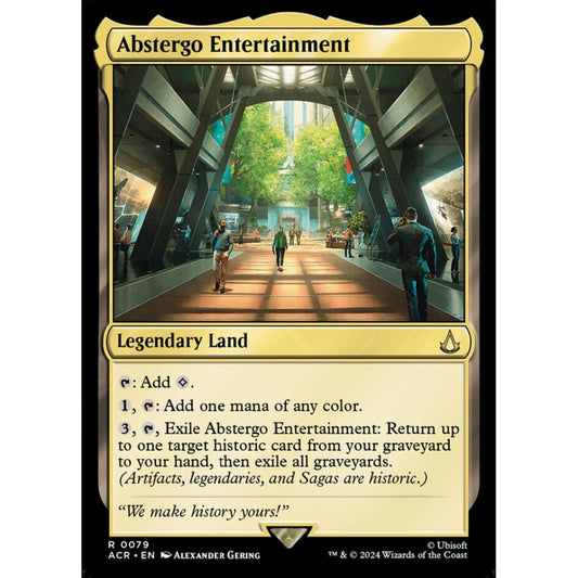 Abstergo Entertainment rare 79 Magic the Gathering Assassin's Creed