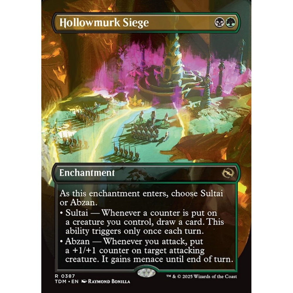 Hollowmurk Siege rare 387 Magic the Gathering Tarkir: Dragonstorm