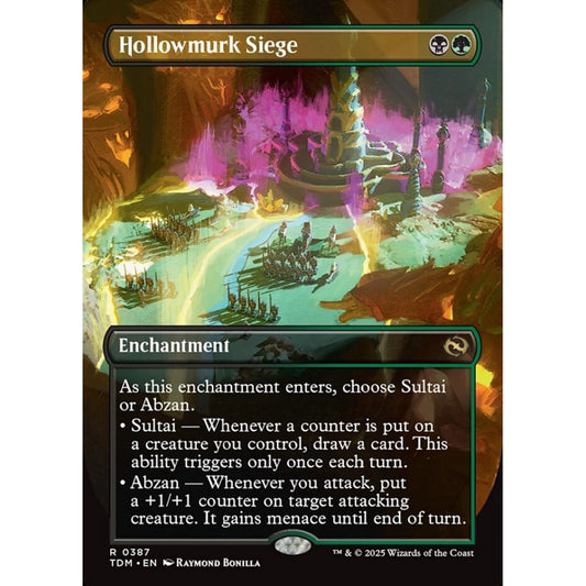 Hollowmurk Siege rare 387 Magic the Gathering Tarkir: Dragonstorm