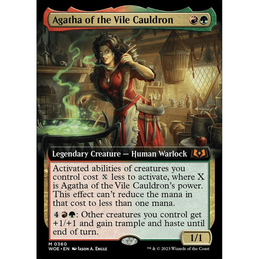 Agatha of the Vile Cauldron, mythic, 360, Magic the Gathering, Wilds of Eldraine