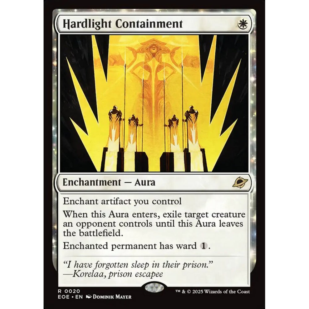 Hardlight Containment rare 20 Magic the Gathering Edge of Eternities