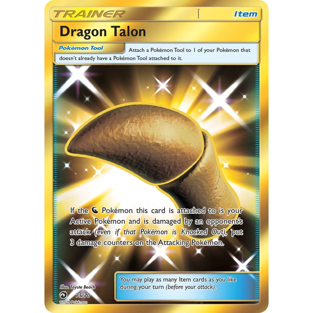 Dragon Talon Rare Secret 75/70 Pokemon Card Game Dragon Majesty