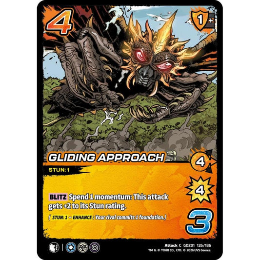 Gliding Approach GDZ01 126/186 GDZ01 Universus Godzilla: Reign of Kaiju Attack C