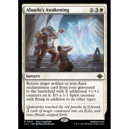 Abuelo's Awakening rare 1 Magic the Gathering The Lost Caverns of Ixalan