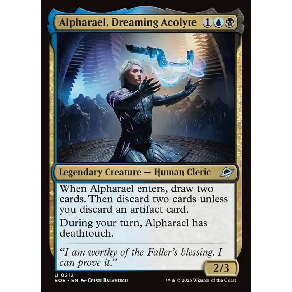 Alpharael, Dreaming Acolyte uncommon 212 Magic the Gathering Edge of Eternities