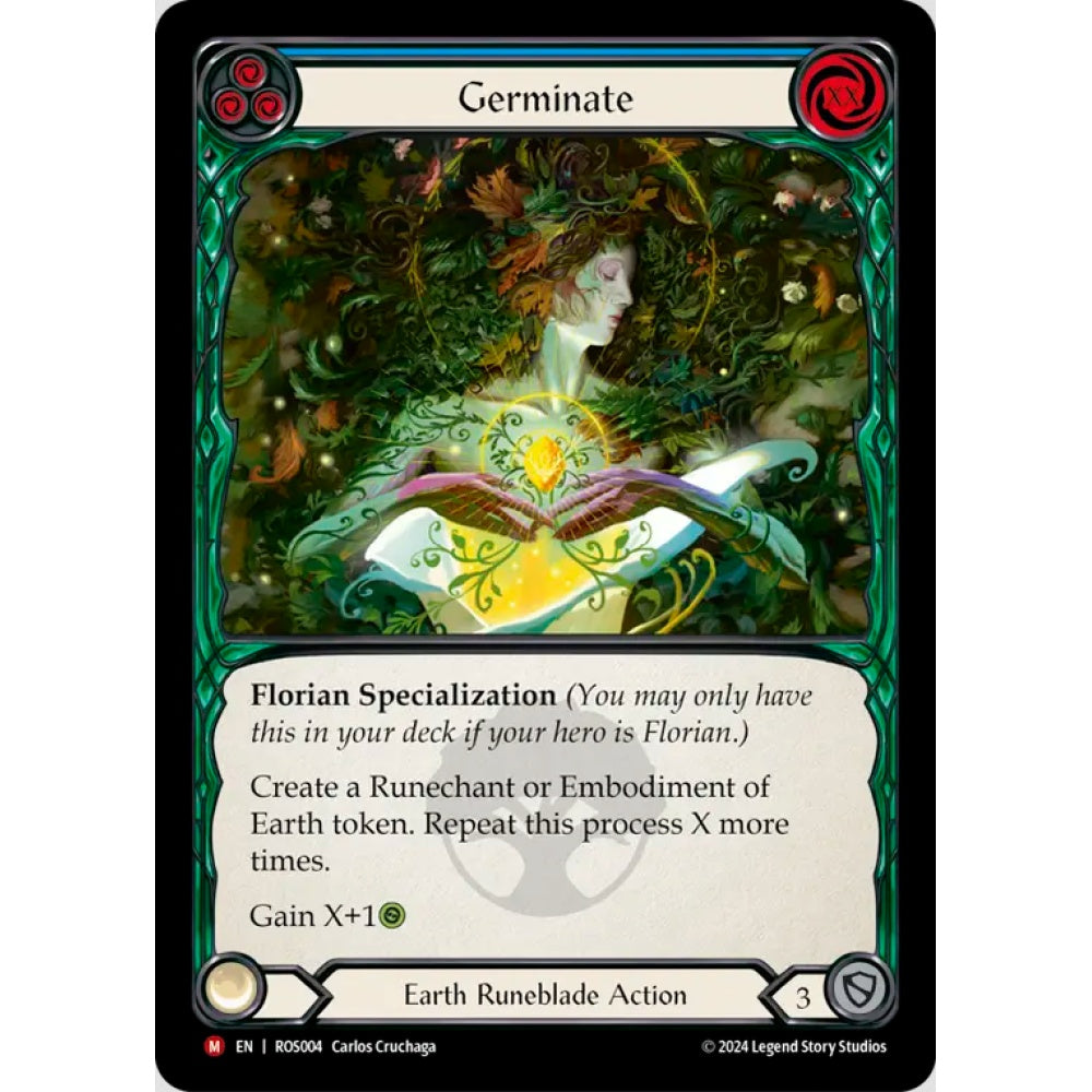 Germinate, ROS004, Majestic, Flesh and Blood, Rosetta
