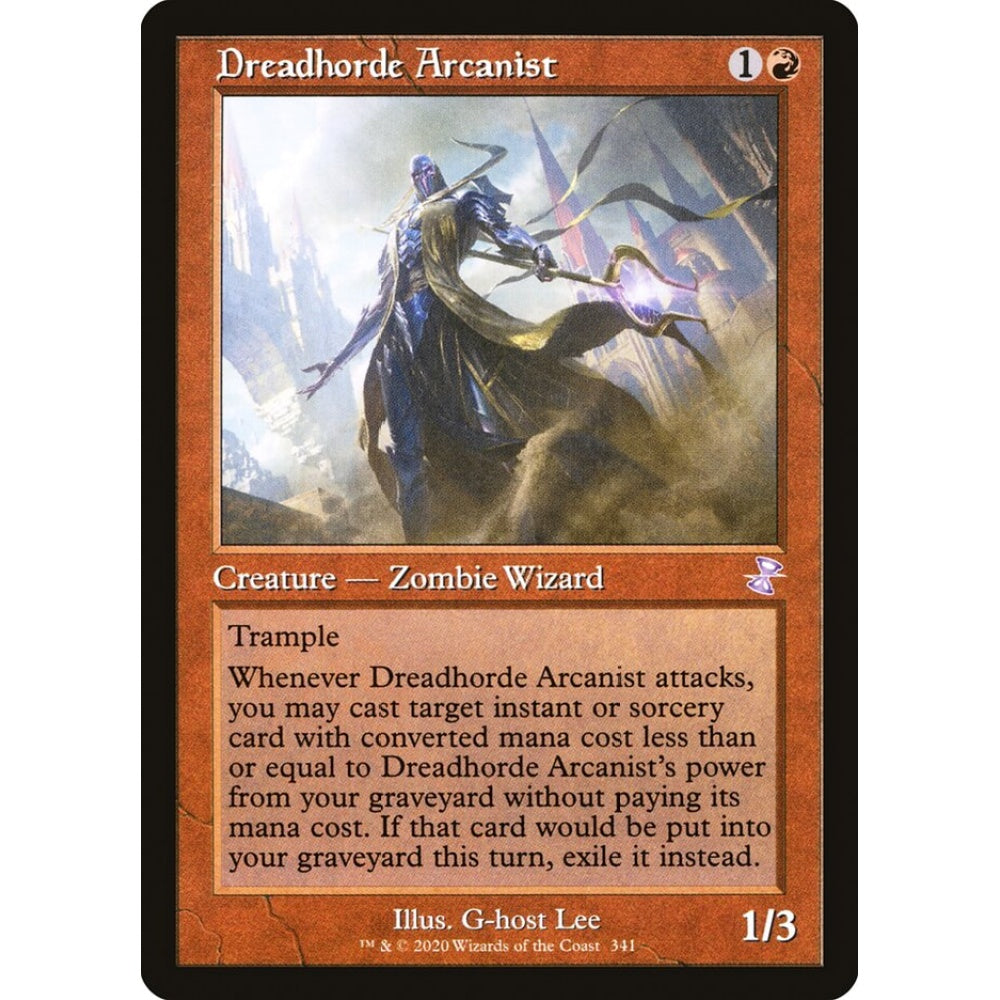 Dreadhorde Arcanist special 341 Magic the Gathering Time Spiral Remastered