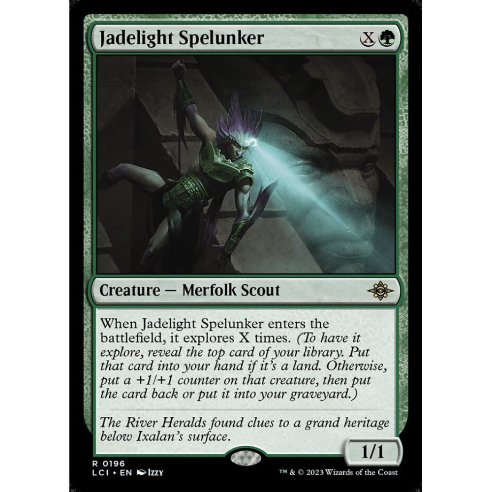 Jadelight Spelunker rare 196 Magic the Gathering The Lost Caverns of Ixalan