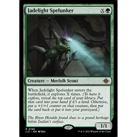 Jadelight Spelunker rare 196 Magic the Gathering The Lost Caverns of Ixalan