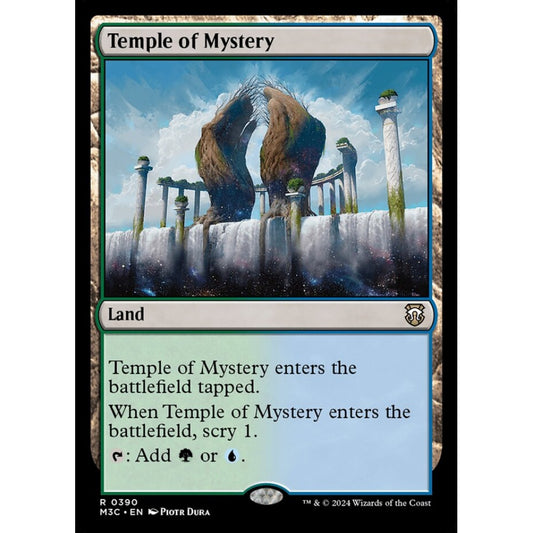 Temple of Mystery, 390, rare, Magic: The Gathering, Modern Horizons 3