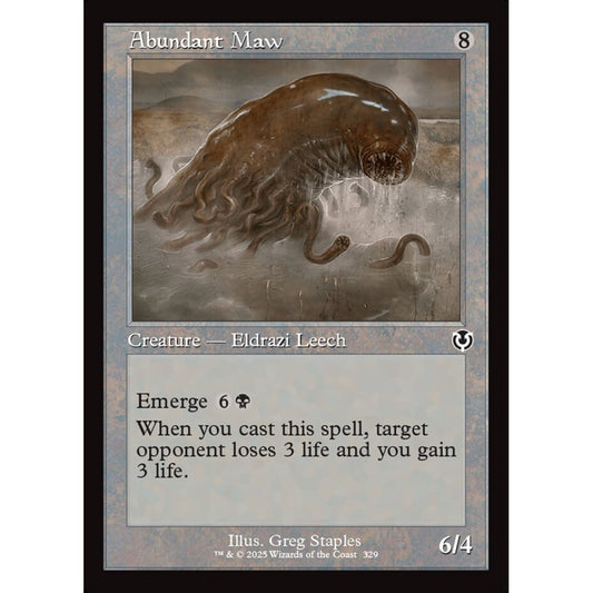 Abundant Maw, 329, common, Magic: The Gathering, Innistrad Remastered
