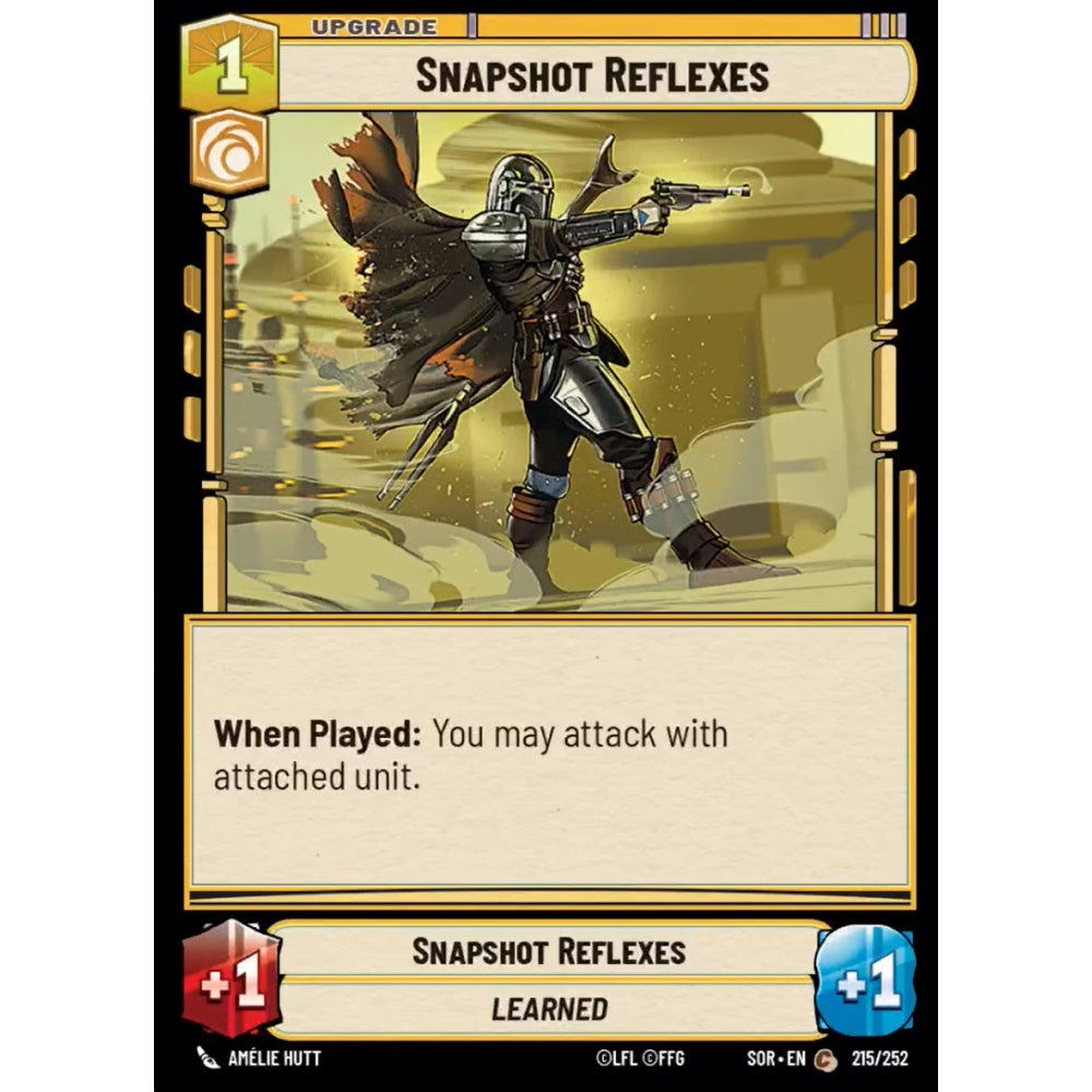 Snapshot Reflexes, 215, C, Star Wars Unlimited, Sparks Of Rebellion