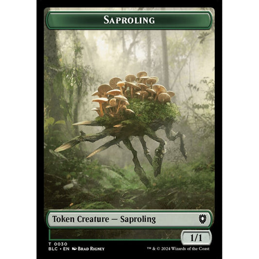 Saproling, 30, common, Magic: The Gathering, Bloomburrow