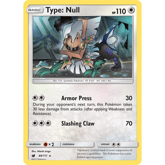 Type: Null Rare Holo 89/111 Pokemon Card Game Crimson Invasion