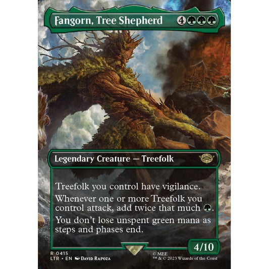 Fangorn, Tree Shepherd, rare, 415, Magic the Gathering, The Lord of the Rings: Tales of Middle-earth