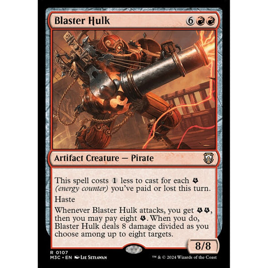 Blaster Hulk, 107, rare, Magic: The Gathering, Modern Horizons 3