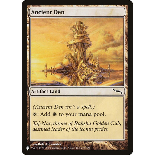 Ancient Den common MRD-278 Magic the Gathering The List