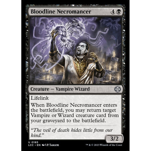 Bloodline Necromancer, uncommon, 185, Magic the Gathering, The Lost Caverns of Ixalan Commander