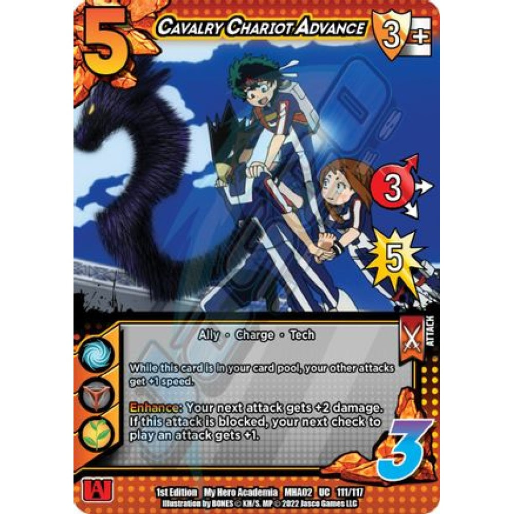 Cavalry Chariot Advance, 111/117, UC, UniVersus, MHA02 Crimson Rampage