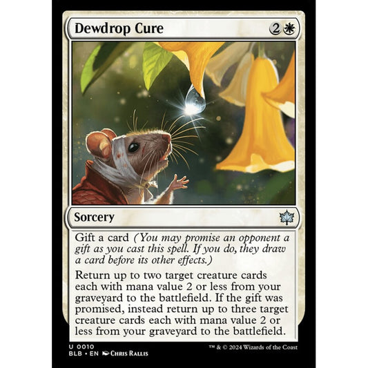 Dewdrop Cure, 10, uncommon, Magic: The Gathering, Bloomburrow