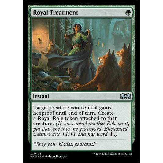 Royal Treatment, uncommon, 183, Magic the Gathering, Wilds of Eldraine