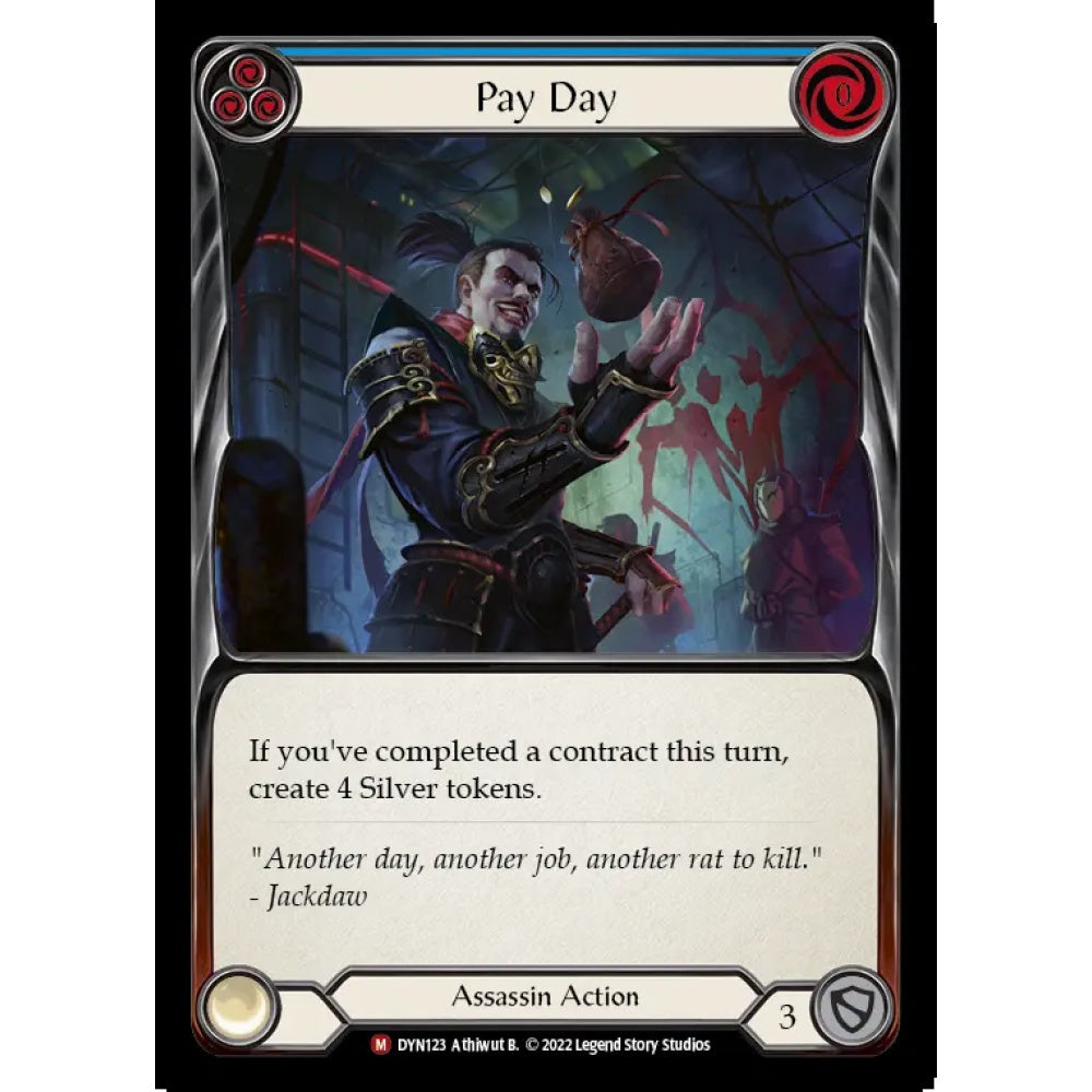 Pay Day DYN123 Majestic Flesh & Blood Trading Card Game Dynasty in Regular Art