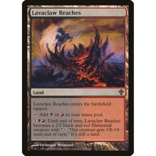 Lavaclaw Reaches rare 139 Magic the Gathering Worldwake