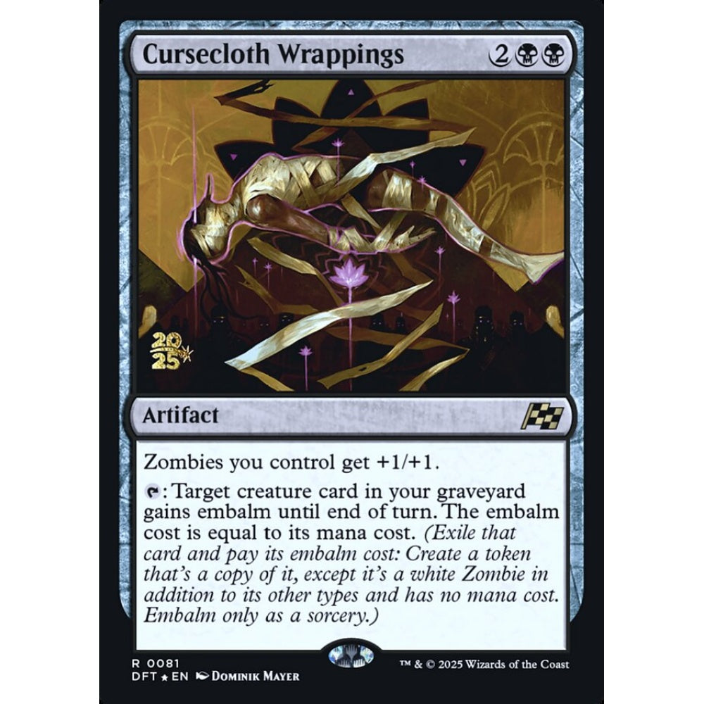 Cursecloth Wrappings rare 81s Magic the Gathering Aetherdrift Promos