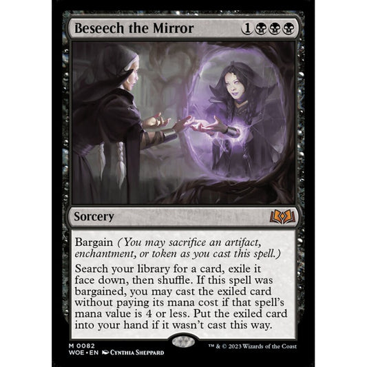 Beseech the Mirror, mythic, 82, Magic the Gathering, Wilds of Eldraine