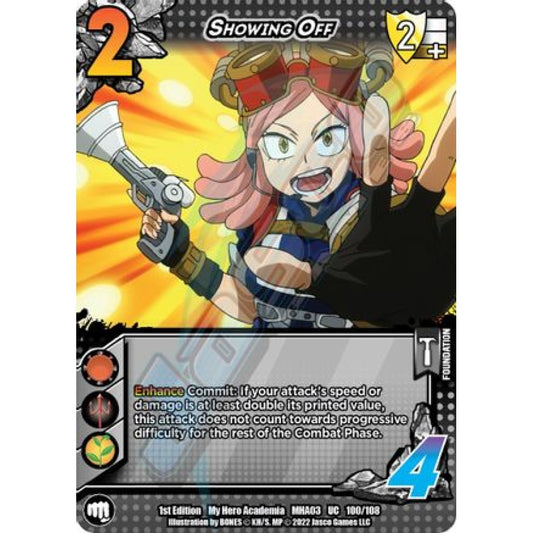 Showing Off, 100/108, UC, UniVersus, MHA03 Heroes Clash