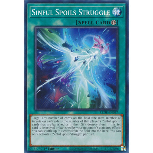 Sinful Spoils Struggle, LEDE-EN057, Common, Yu-Gi-Oh!, Legacy of Destruction