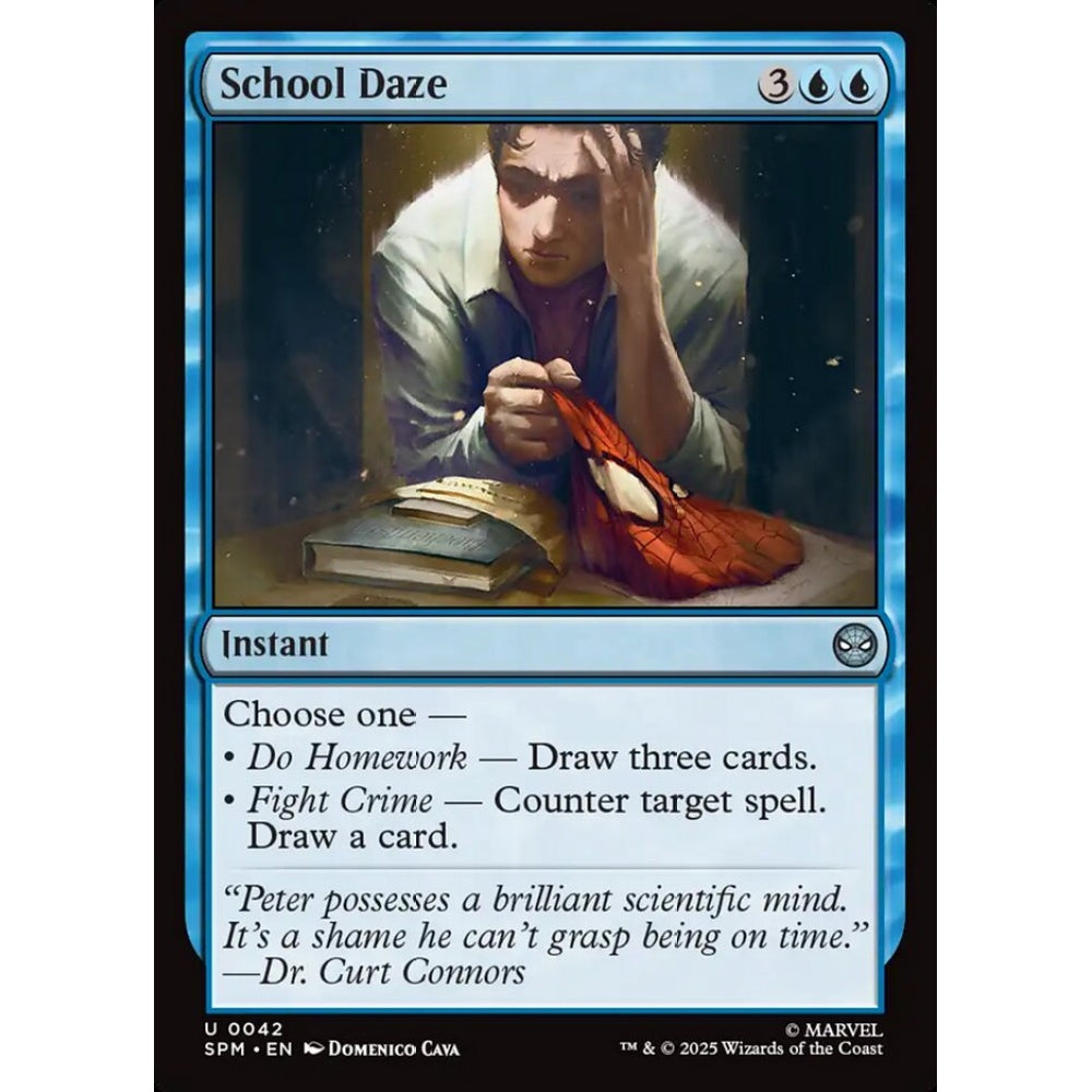School Daze uncommon 42 Magic the Gathering Marvel's Spider-Man