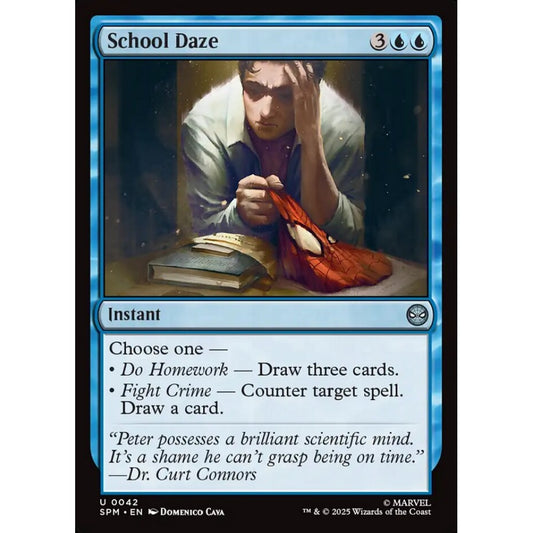 School Daze uncommon 42 Magic the Gathering Marvel's Spider-Man