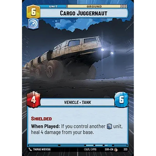 Cargo Juggernaut, 333, C, Star Wars Unlimited, Sparks Of Rebellion