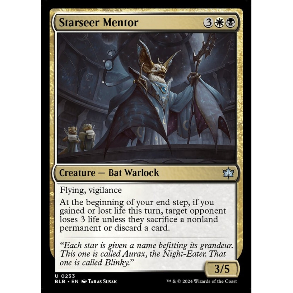Starseer Mentor, 233, uncommon, Magic: The Gathering, Bloomburrow