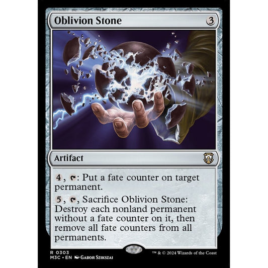 Oblivion Stone, 303, rare, Magic: The Gathering, Modern Horizons 3
